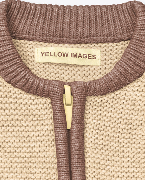 Baby Cardigan Mockup PSD #1
