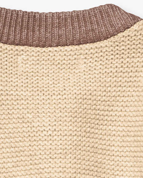 Baby Cardigan Mockup PSD #1