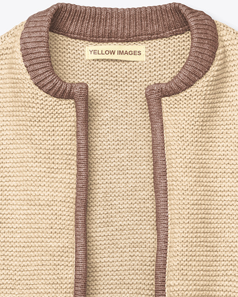 Baby Cardigan Mockup PSD #2