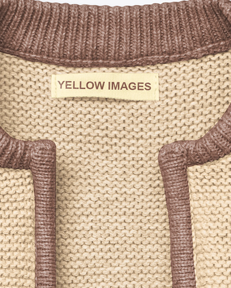 Baby Cardigan Mockup PSD #1