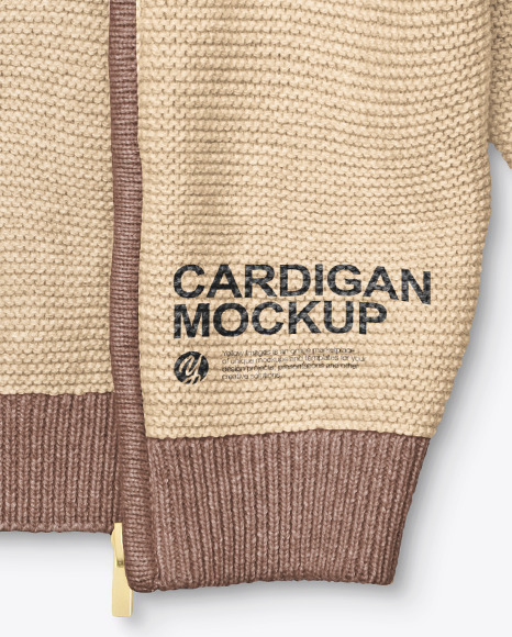 Baby Cardigan Mockup PSD #7