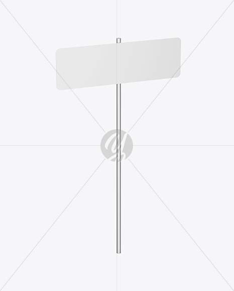 Street Sign Mockup PSD #3