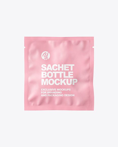 Matte Sachet Mockup