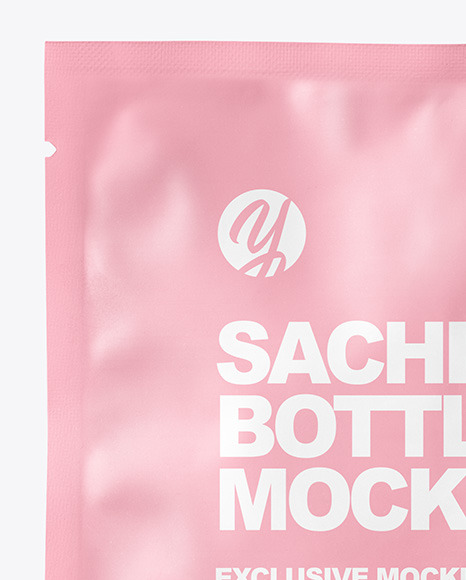 Matte Sachet Mockup PSD #1