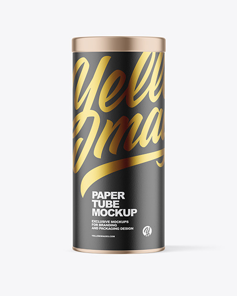 Paper Tube Mockup PSD #2
