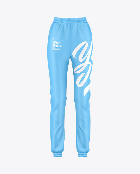 Women&#039;s Medical Pants Mockup - Front View