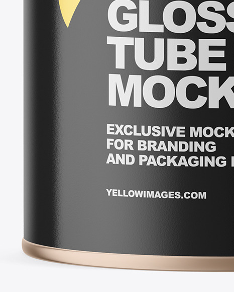 Glossy Tube Mockup PSD #5