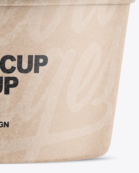 Kraft Paper Cup Mockup PSD #6