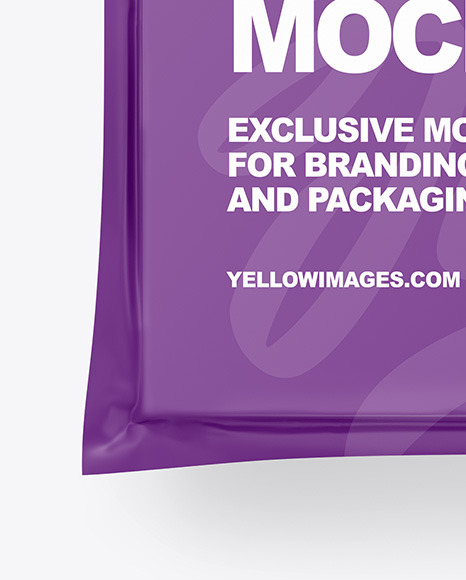 Matte Square Vacuum Packaging Mockup PSD #2