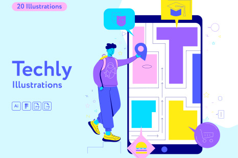 Techly Illustrations