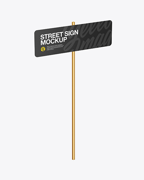 Street Sign Mockup