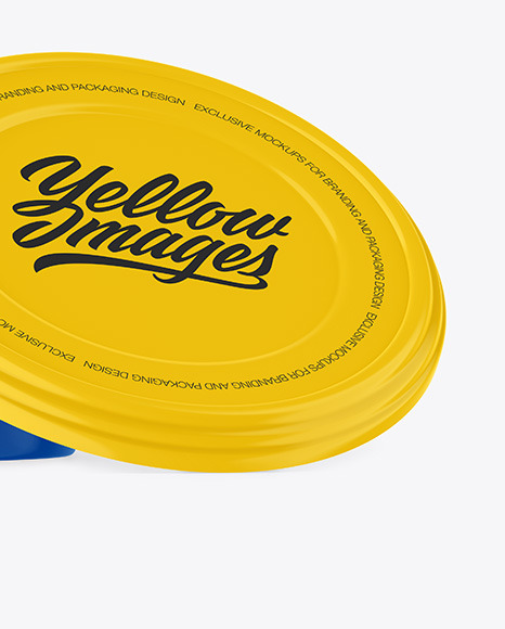 Opened Glossy Plastic Container Mockup PSD #6