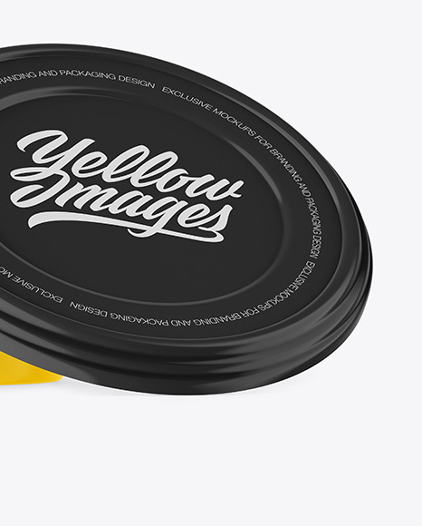 Opened Glossy Plastic Container Mockup PSD #5