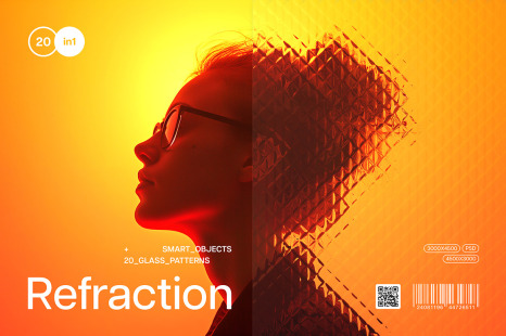 Refraction &amp; Distortion Glass Effect