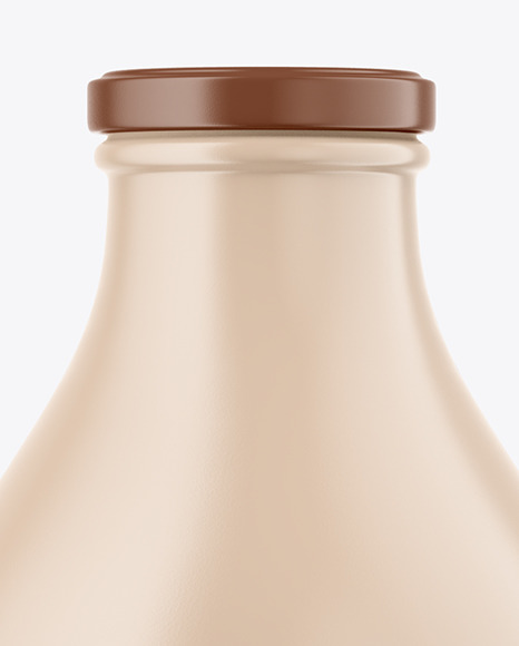 Matte Ceramic Bottle Mockup