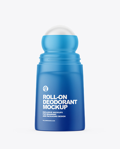 Matte Roll-On Deodorant Mockup