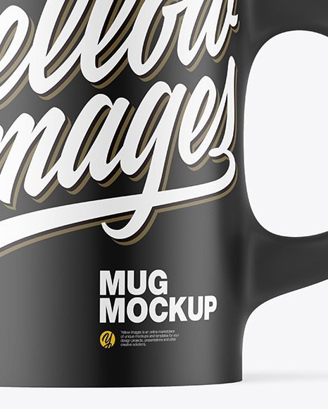 Matte Mug w  Coffee Splash Mockup PSD #5