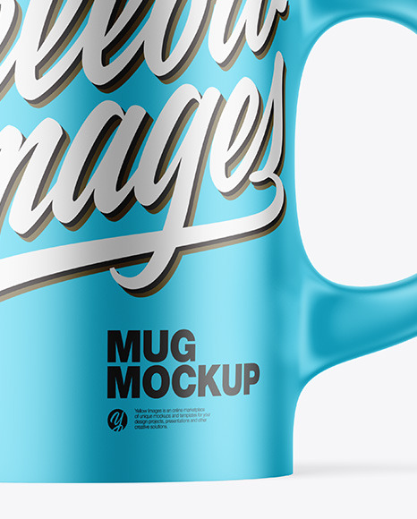 Metallic Mug w  Coffee Splash Mockup PSD #5