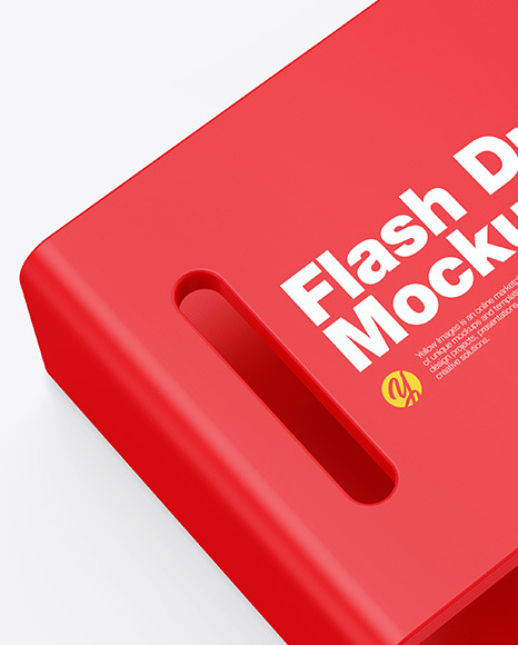USB Type C Flash Drive Mockup PSD #6