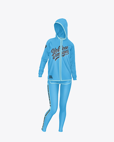 Quick-drying Women Suit Mockup – Front  View