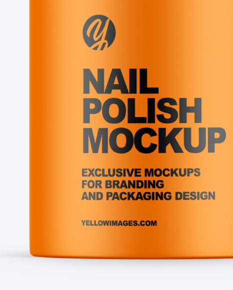 Nail Polish Bottle Mockup PSD #1