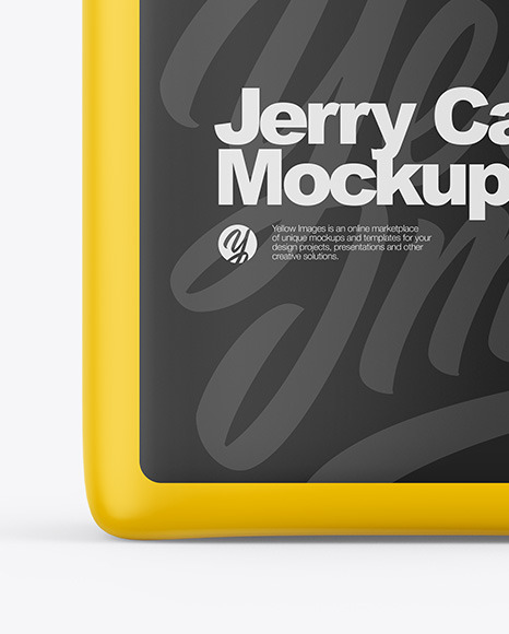 Matte Jerry Can Mockup PSD #1