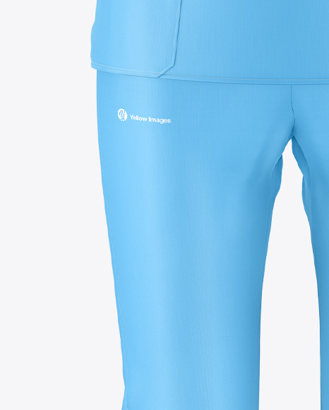 Women s Medical Uniform Mockup   Front View PSD #5