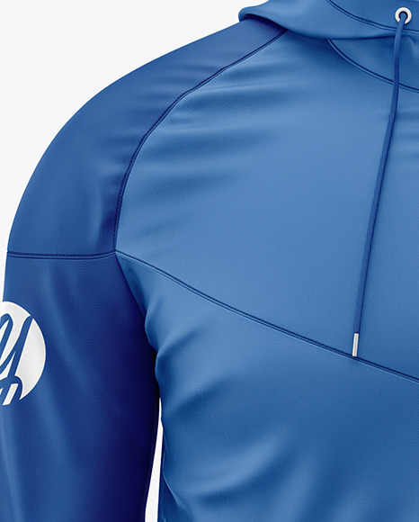 Hooded Windbreaker Mockup hooded windbreaker 2765