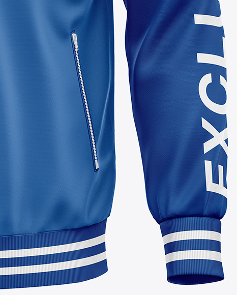 Hooded Windbreaker Mockup outdoor 2767