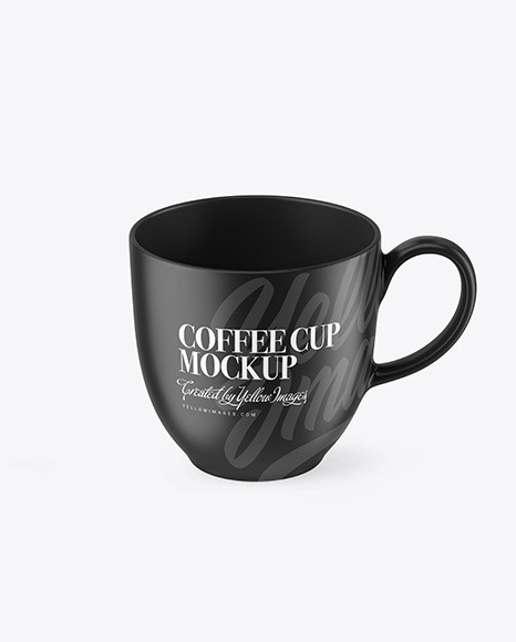 Ceramic Coffee Cup Mockup PSD #2