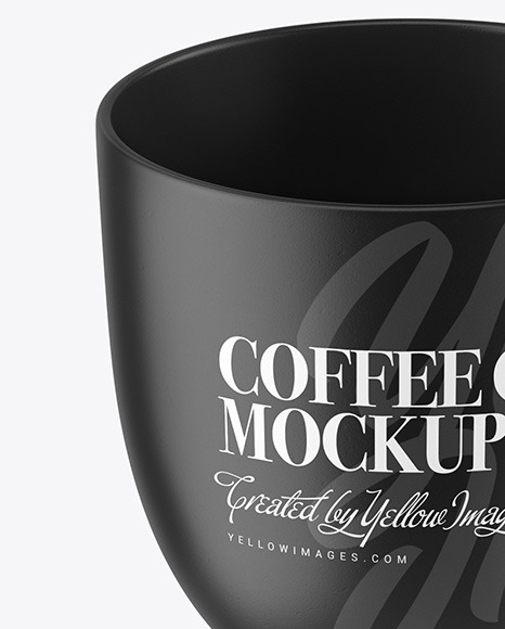 Ceramic Coffee Cup Mockup PSD #1