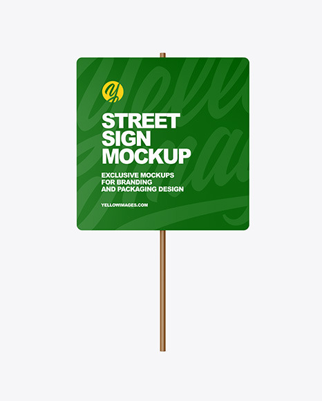 Street Sign Mockup