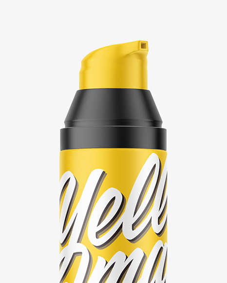 Pump Matte Bottle Mockup PSD #6