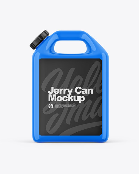 Glossy Jerry Can Mockup