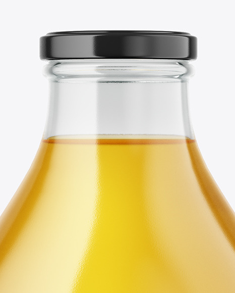 Apple Juice Bottle Mockup PSD #1