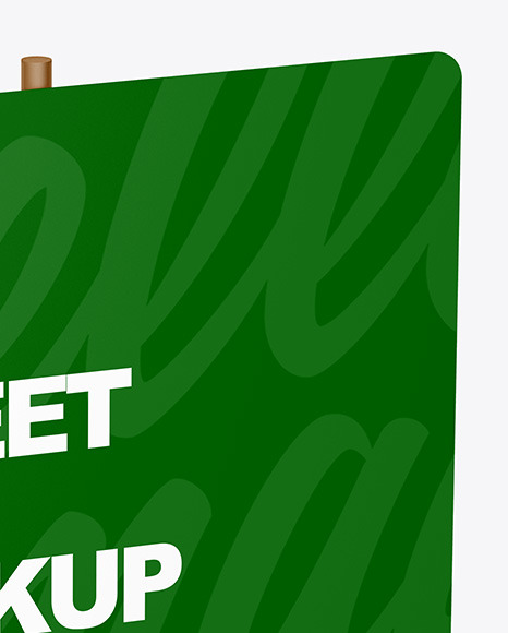 Street Sign Mockup PSD #6