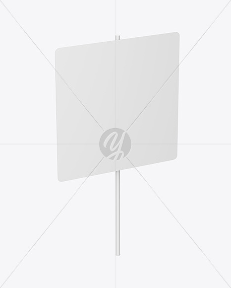 Street Sign Mockup PSD #3