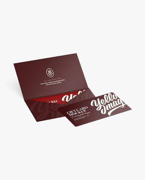 Gift Card Mockup PSD #2