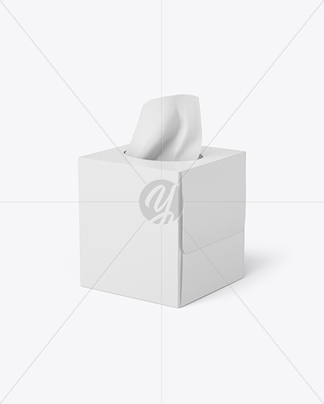 Paper Box w  Wipes Mockup PSD #1