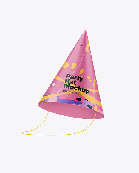 Matte Party Hat Mockup