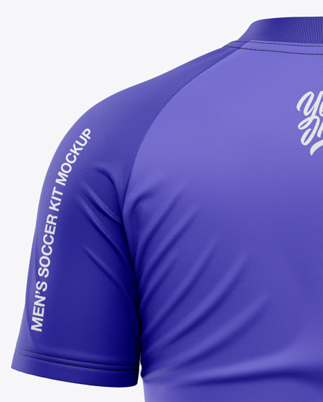 Full Soccer Kit   Raglan Football Jersey PSD #6