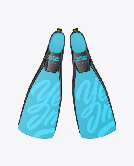 Glossy Flippers Mockup
