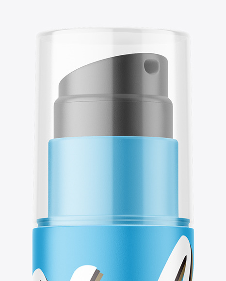 Matte Airless Bottle Mockup care 84478