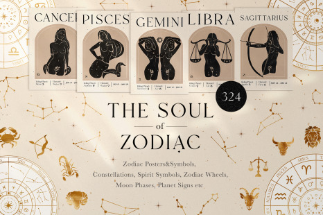 Zodiac Signs Constellation Art