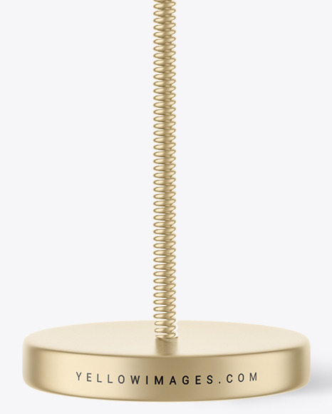 Stick Note With Metallic Table Holder Mockup PSD #6