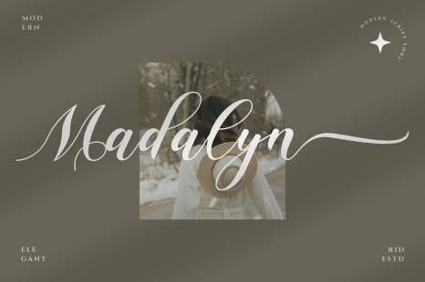 Madalyn - Calligraphy Script Font