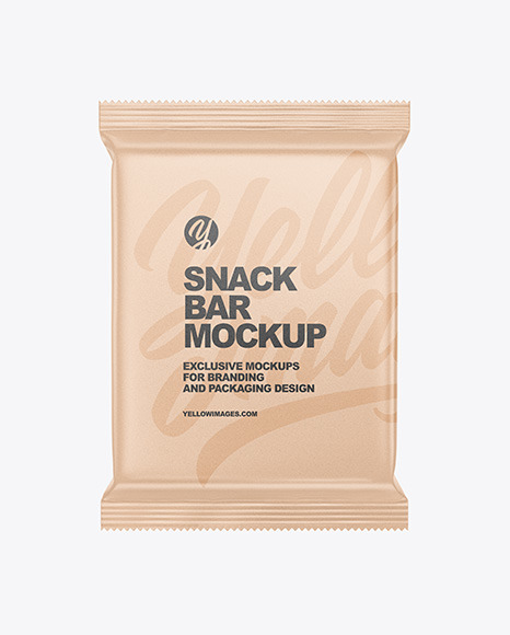 Kraft Snack Bar Mockup
