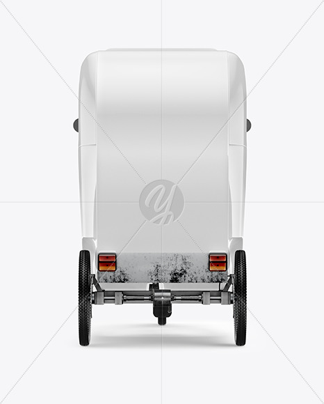 Free Cargo Bike Mockup - Side View Vehicle Mockups