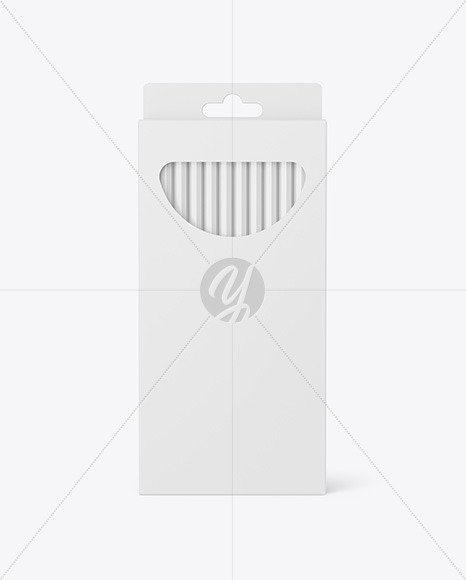 Pencils Carton Pack Mockup PSD #3