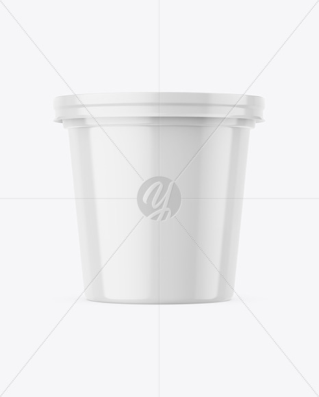Glossy Plastic Cup Mockup PSD #3